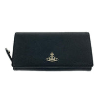 長財布 saffiano classic long walet 黒 ブラック