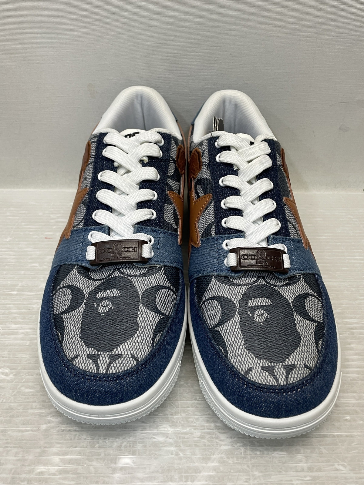 スニーカー A BATHING APE×COACH Ready-To-Wear BAPE STA BlueBrown 9
