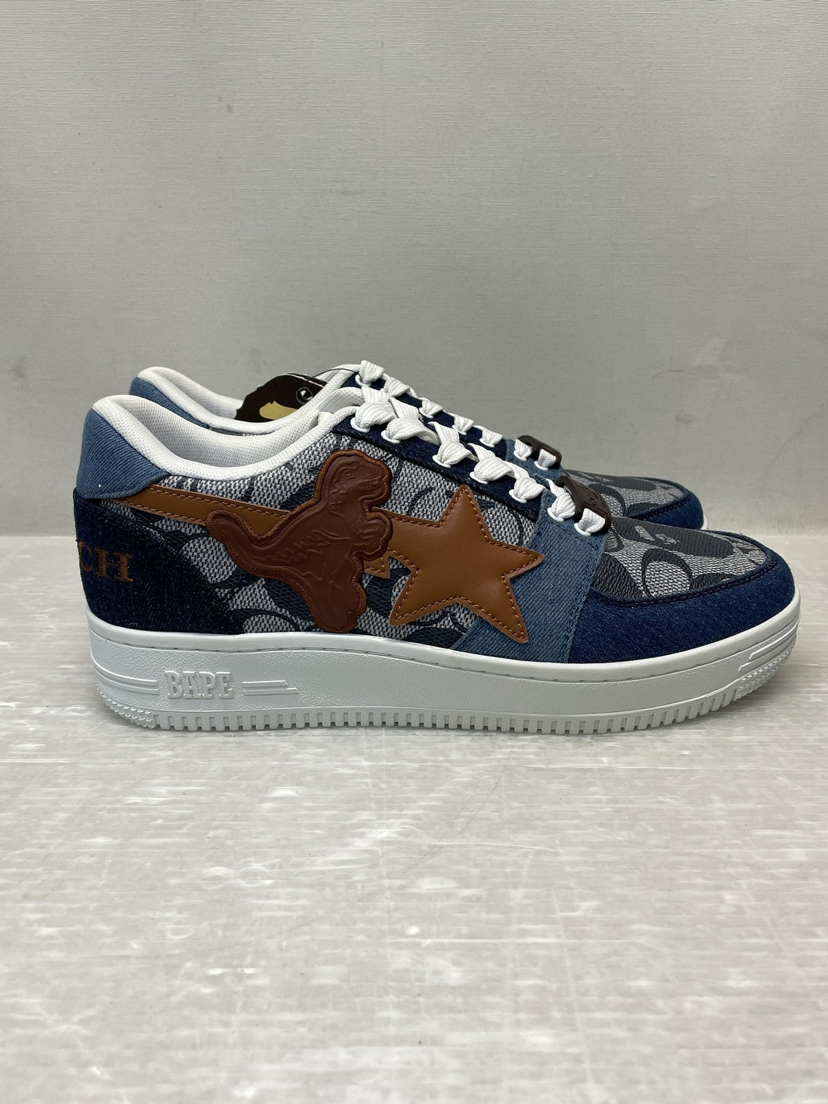 スニーカー A BATHING APE×COACH Ready-To-Wear BAPE STA BlueBrown 9