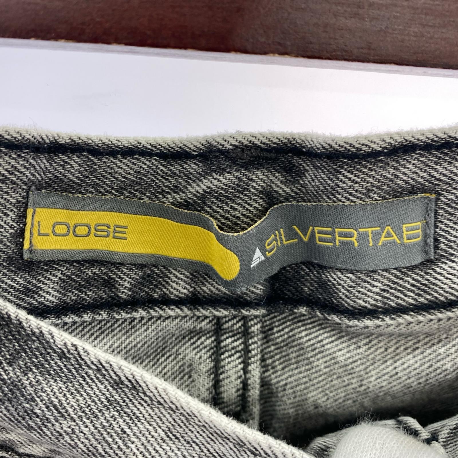 デニムパンツ Levi’s SilverTab デニムパンツ GY W34/L32 ブラック
