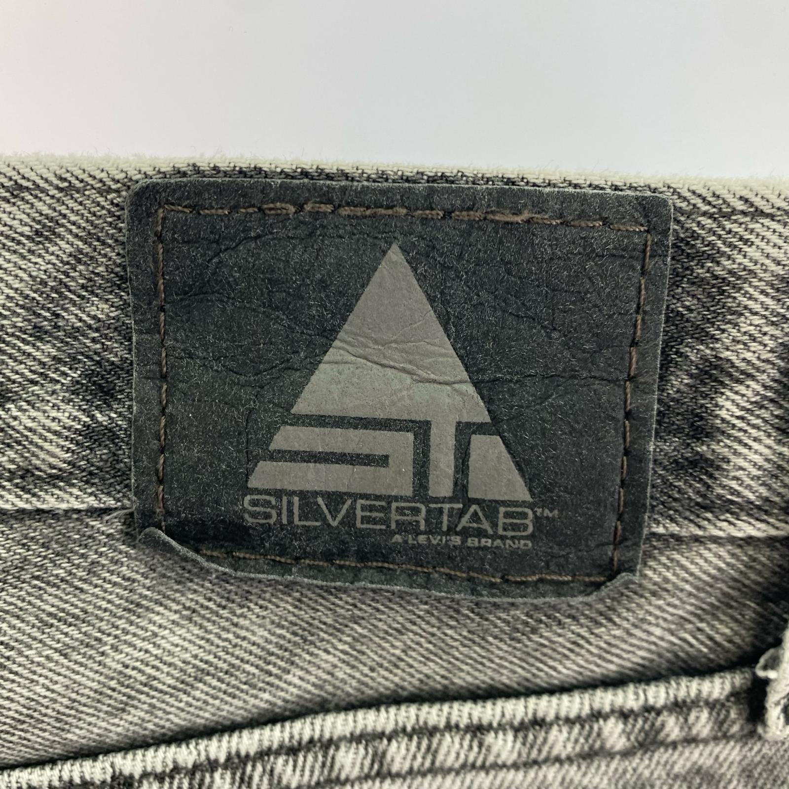 デニムパンツ Levi’s SilverTab デニムパンツ GY W34/L32 ブラック
