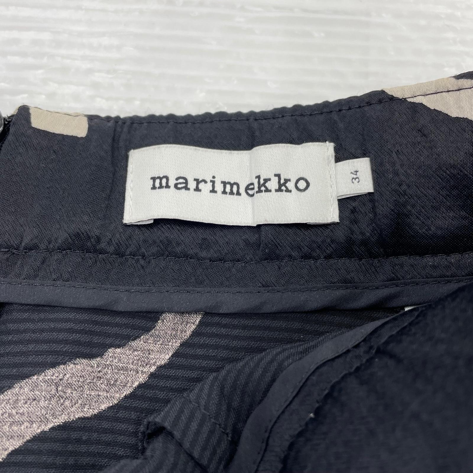 ロングスカート 総柄ロングスカート (34) 52213-1-49317 34 ブラック