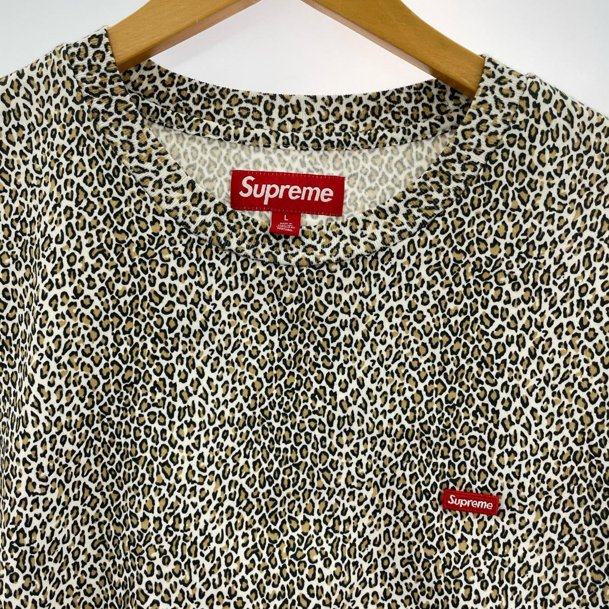 半袖Tシャツ 25FW Small Box Tee Leopard(L) L