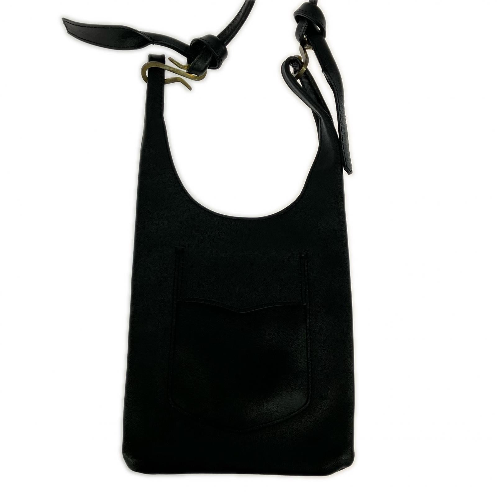 ショルダーバッグ BLK nn-lcla04 LOWE-PETIT レザーバッグ 黒 ブラック