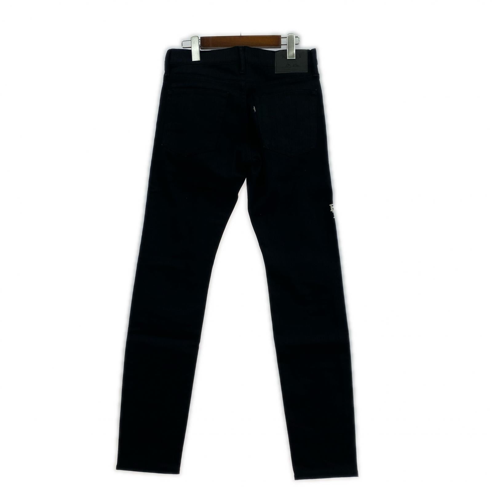 パンツ 21SS TYPE LoGo スリムデニムパンツ 黒 28 ブラック