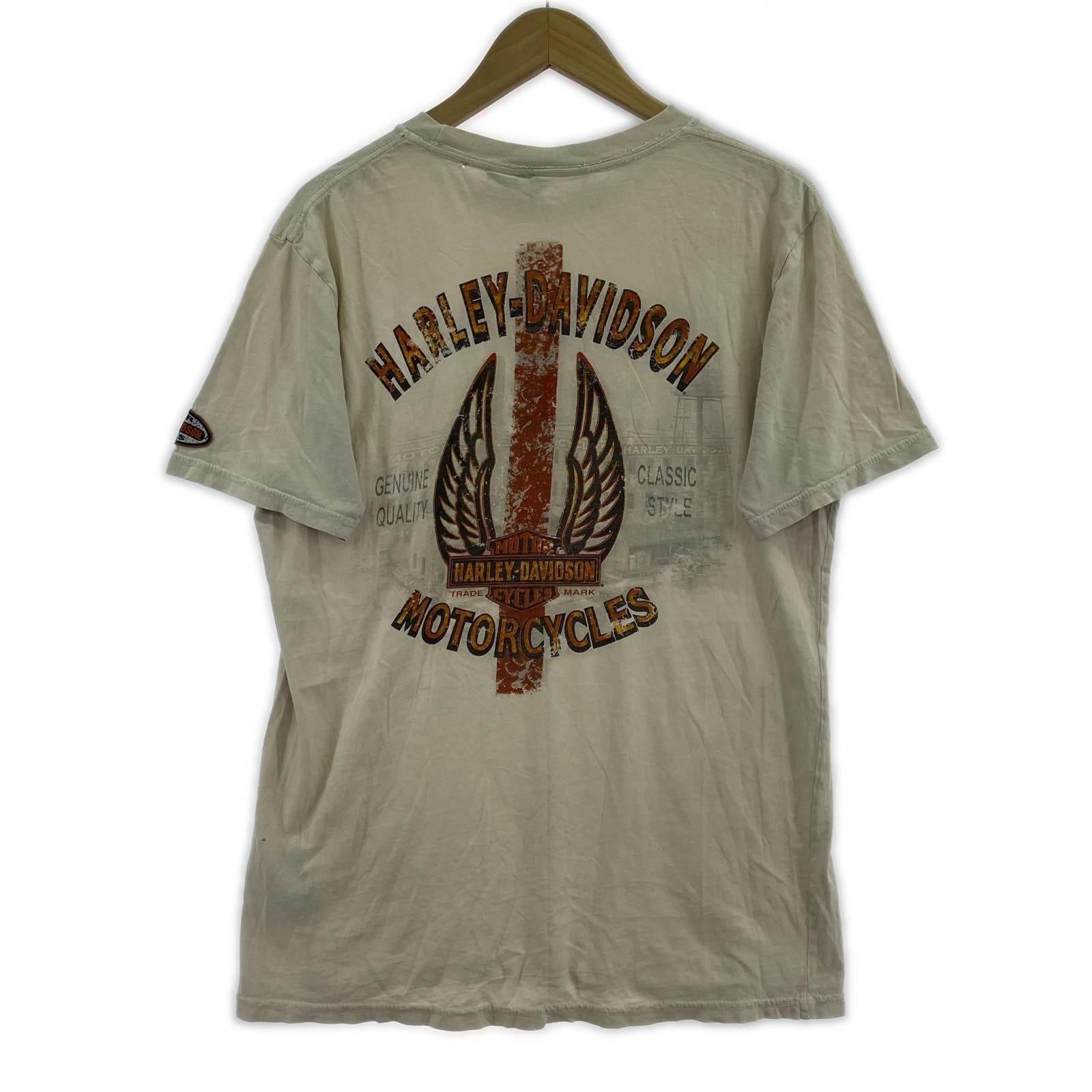 半袖Tシャツ Harley-Davidson 半袖Tシャツ・カットソー M ベージュ