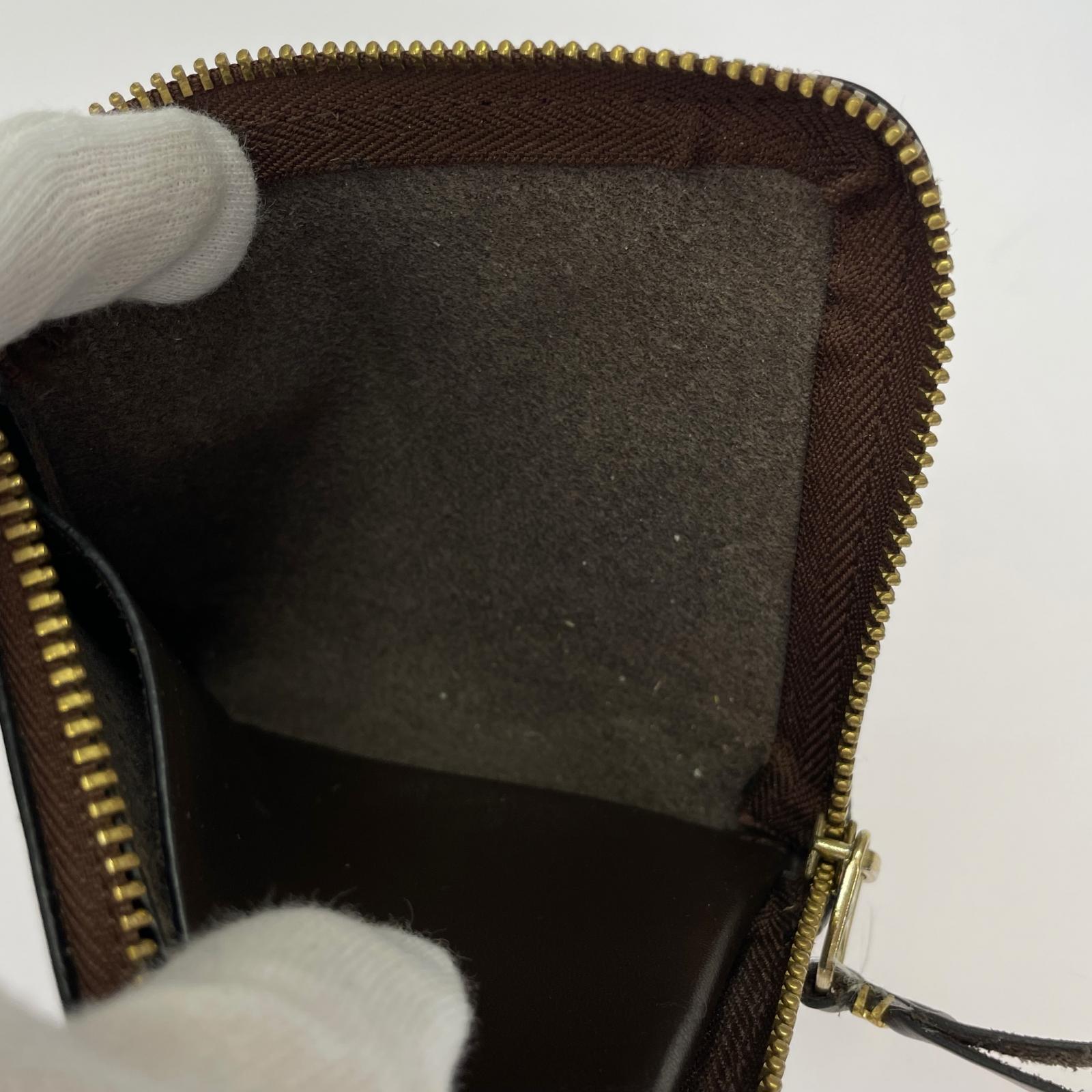 コンパクトウォレット レザーコンパクトウォレット BRW ブラウン
