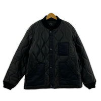 レザージャケット LAMB LEATHER QUILTED LINNER SHORT XL ブラック