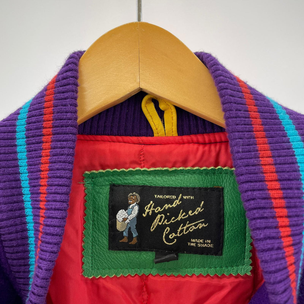 ジャケット Hand picked cotton マルチカラースタジャン マルチカラー
