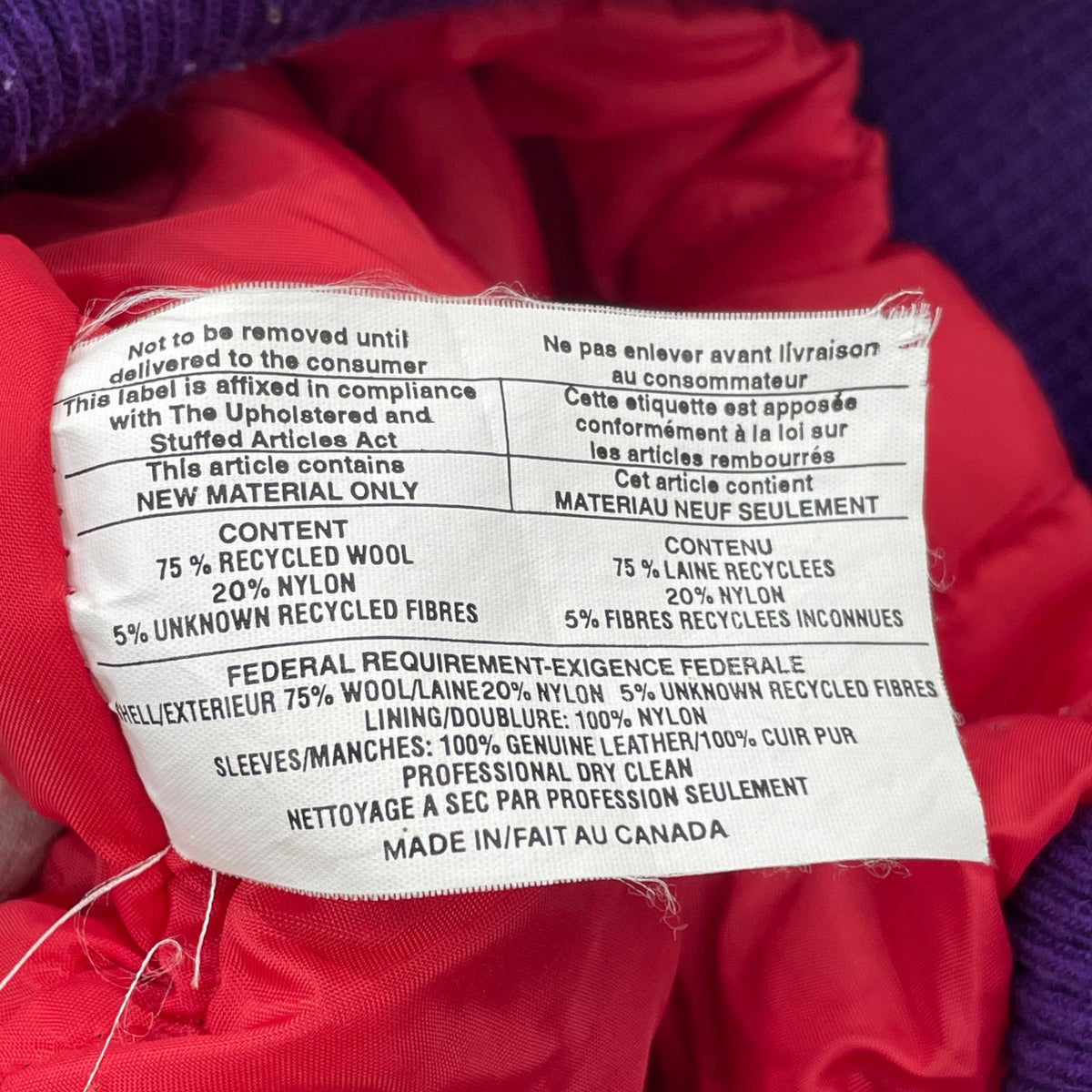 ジャケット Hand picked cotton マルチカラースタジャン マルチカラー