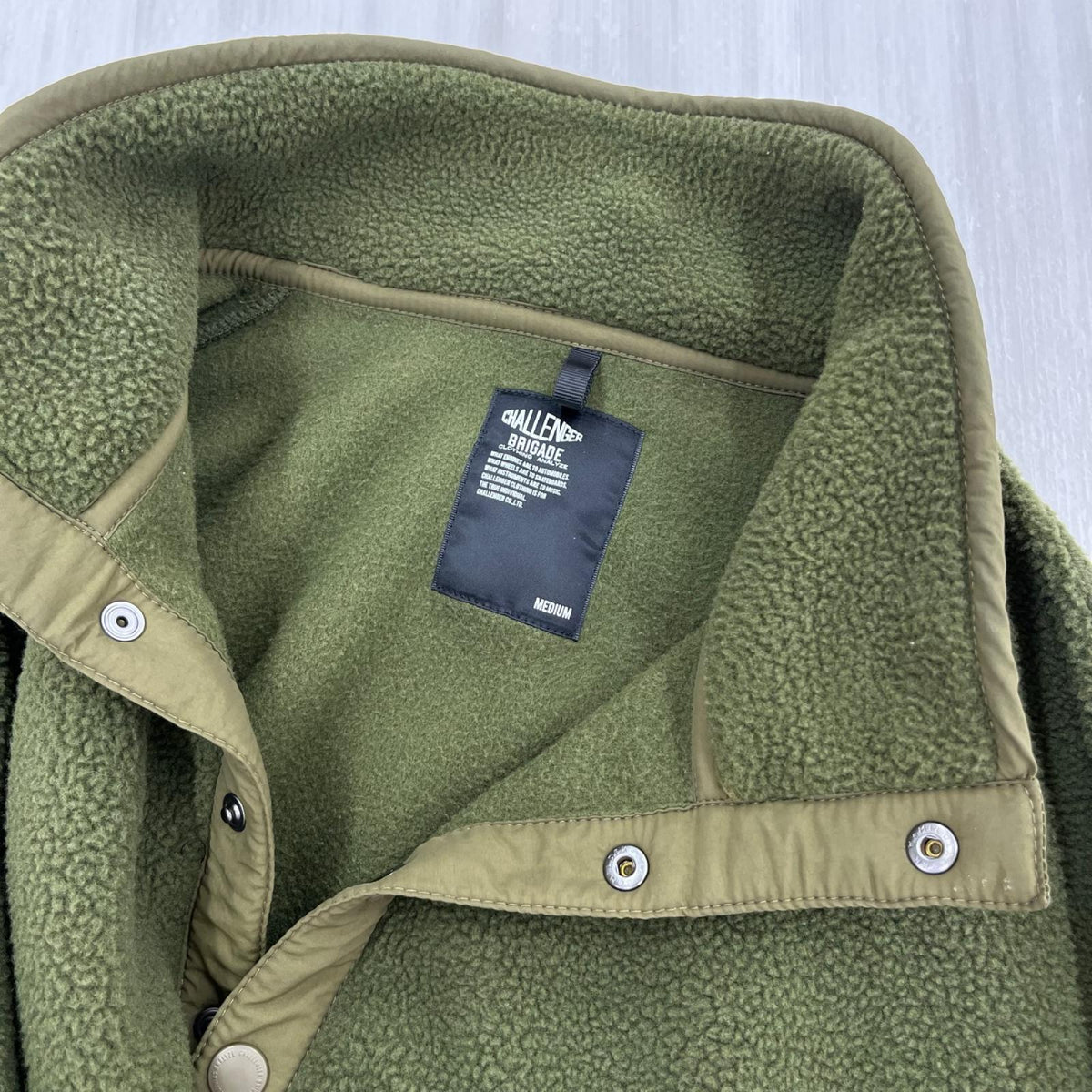 ジャケット POロゴフリース M KHK M