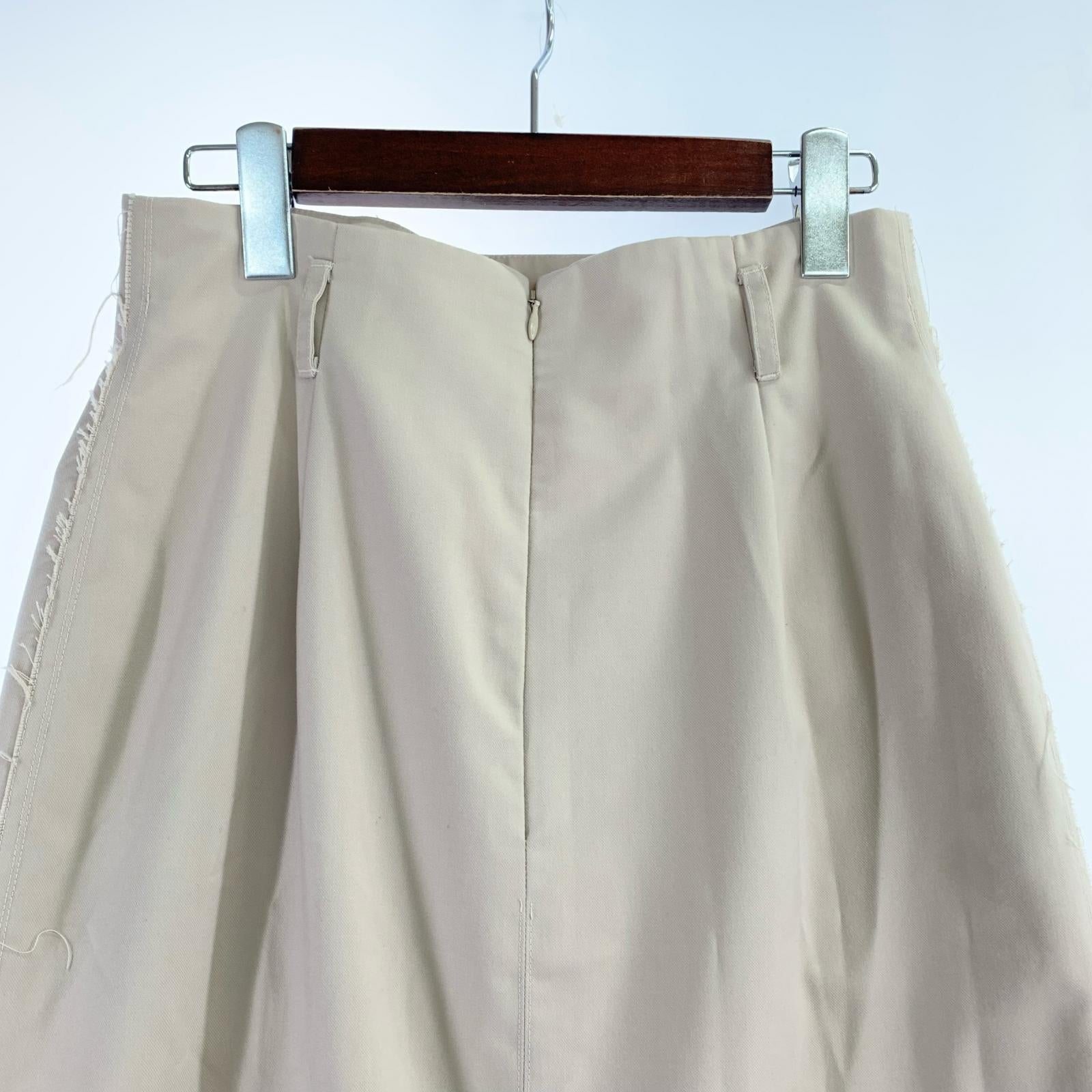 ロングスカート Twill Pocket Skirt/ベージュ 38