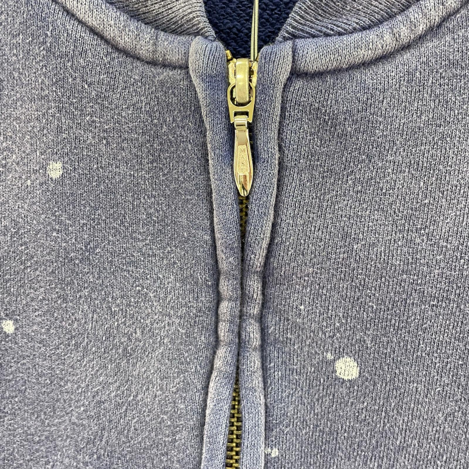 パーカー 26ss CLOVER SPLATTER SWEAT BLOUSON 44 パープル
