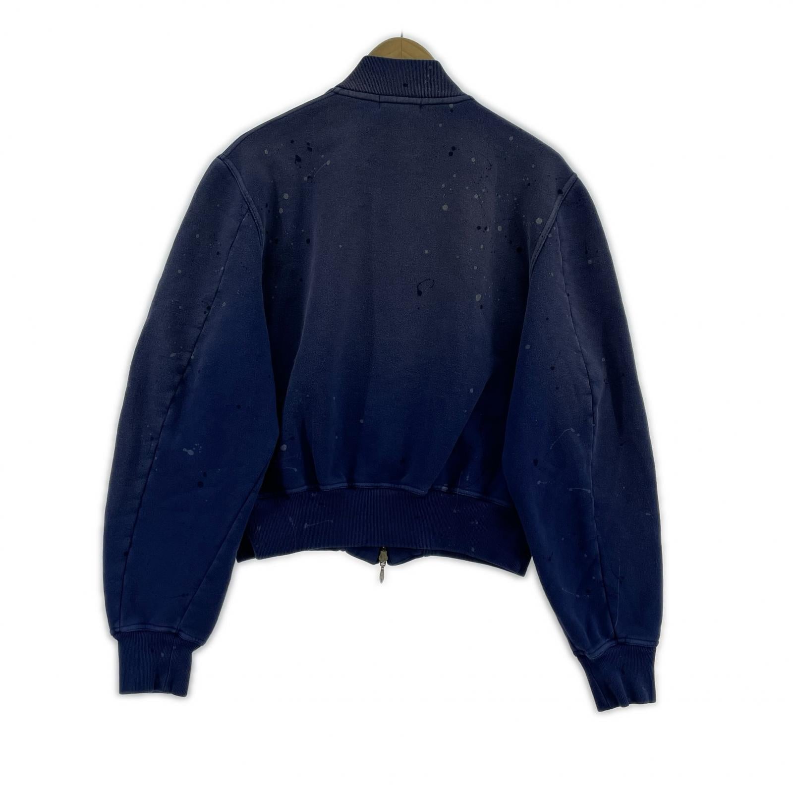 パーカー 26ss CLOVER SPLATTER SWEAT BLOUSON 44 パープル
