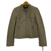 レザージャケット MOUSSY レザーJKT ベージュ