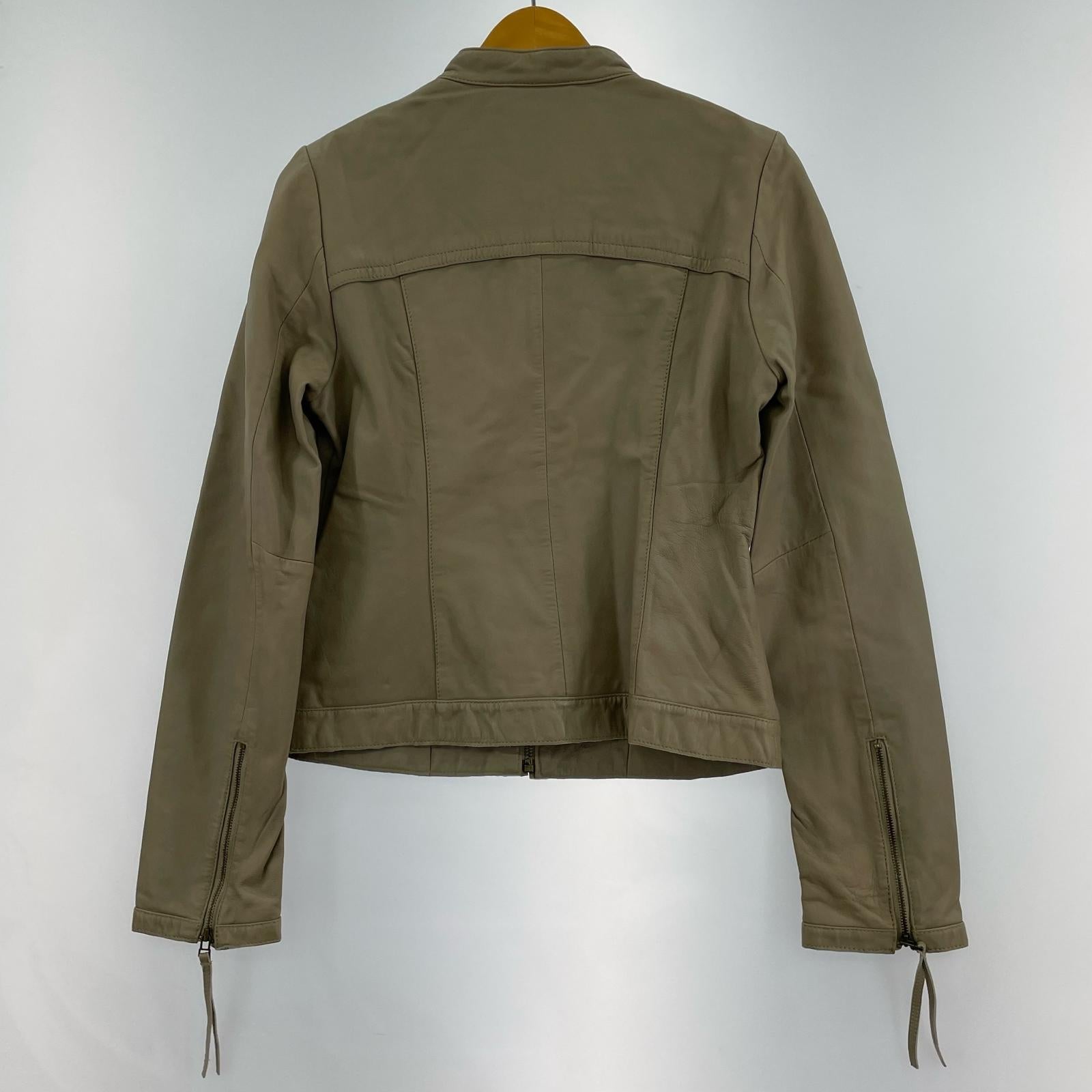 レザージャケット MOUSSY レザーJKT ベージュ