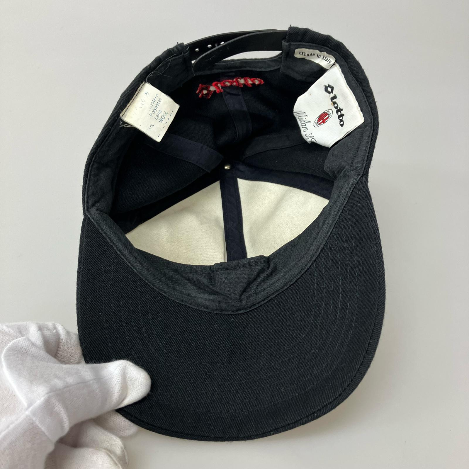 キャップ 90s LOTTO AC Milan キャップ BLK ブラック
