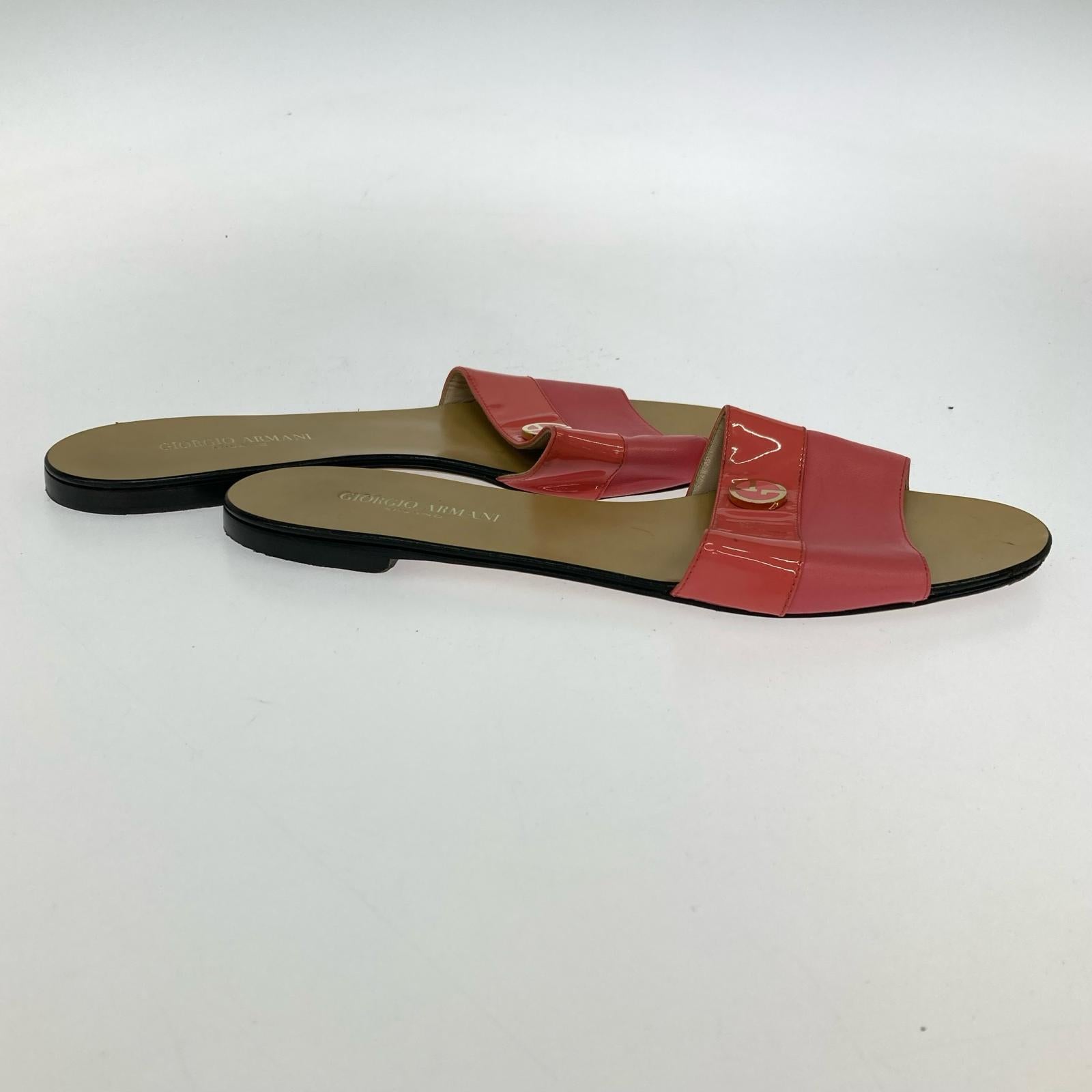 その他靴 エナメルレザーサンダル 39 39