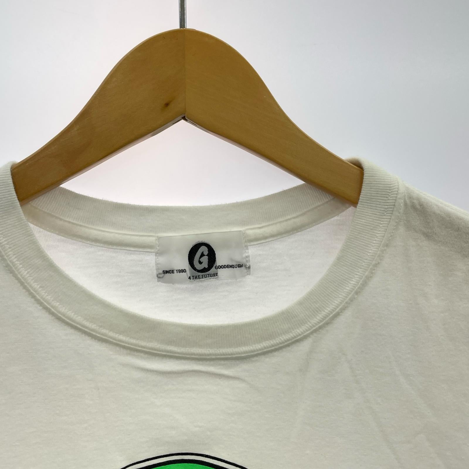 半袖Tシャツ 90s GOODENOUGH サークルロゴTee 白 ホワイト