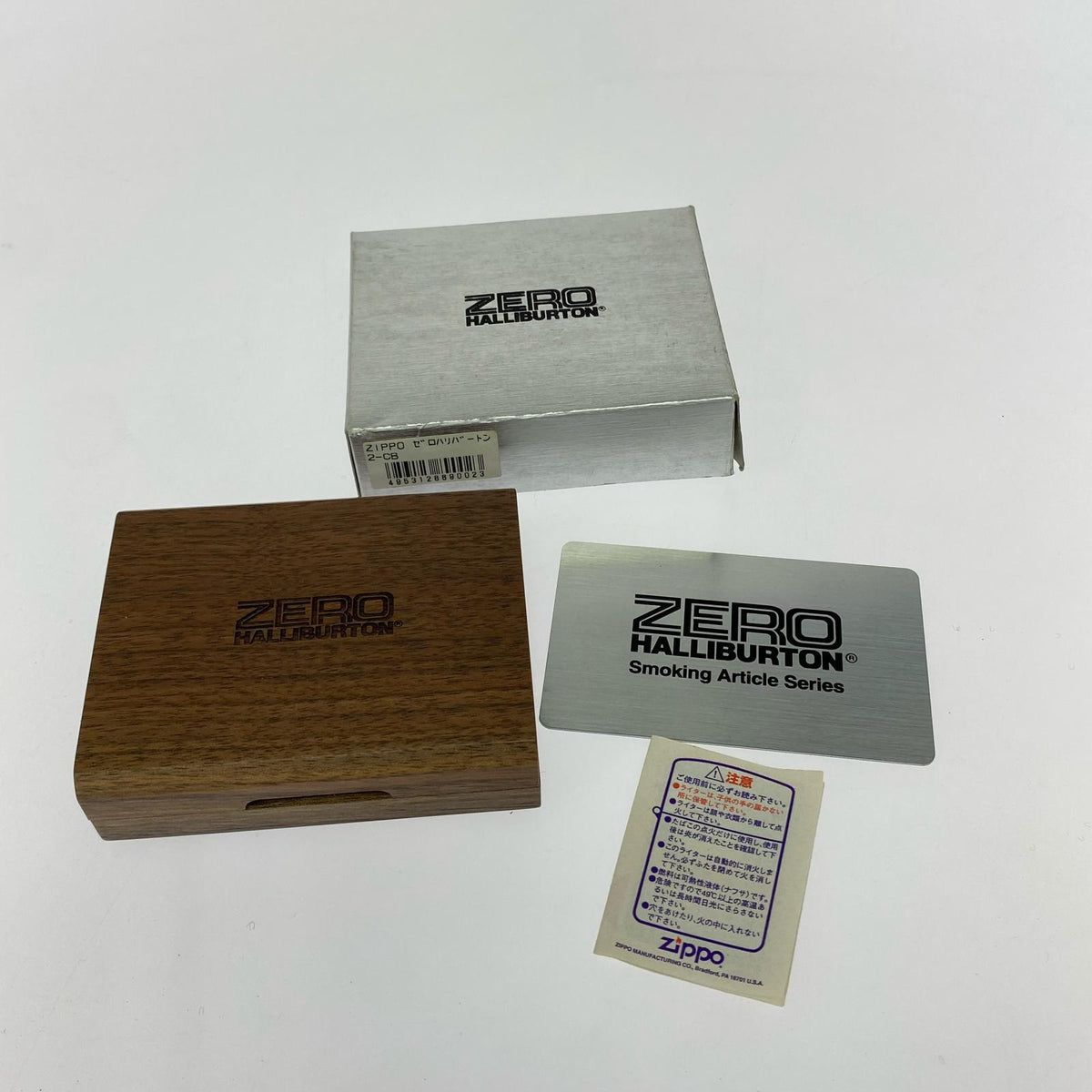 ライター ZIPPO 03年製 ZERO HALLIBURTON