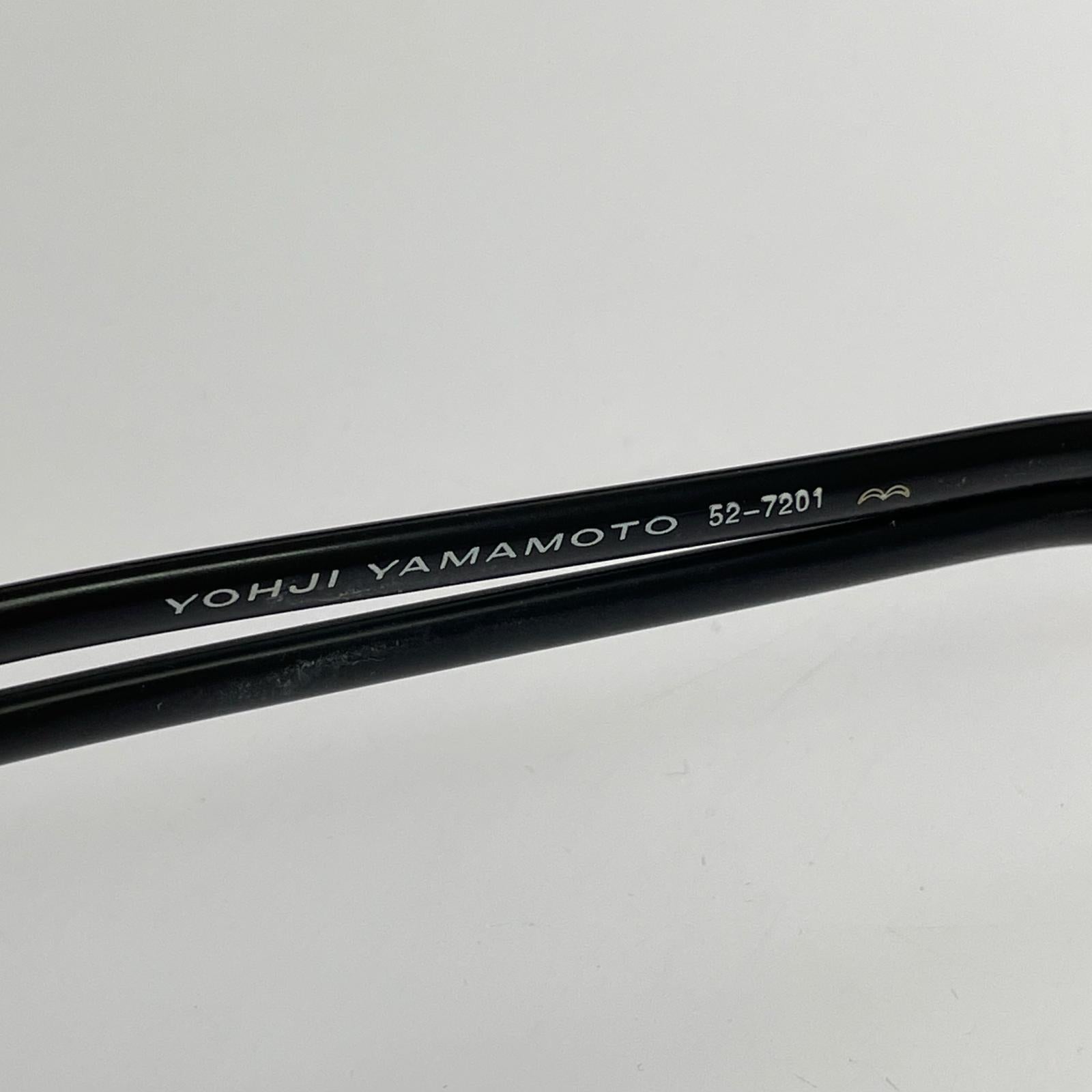 その他アクセサリー Yohji Yamamoto オーバル サングラス ブラック×ゴールド