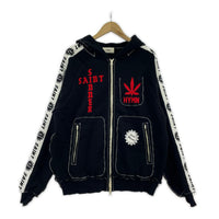 パーカー FW25 8th SAINT Mxxxxxxx×A LOVE MOVEMENT L ブラック