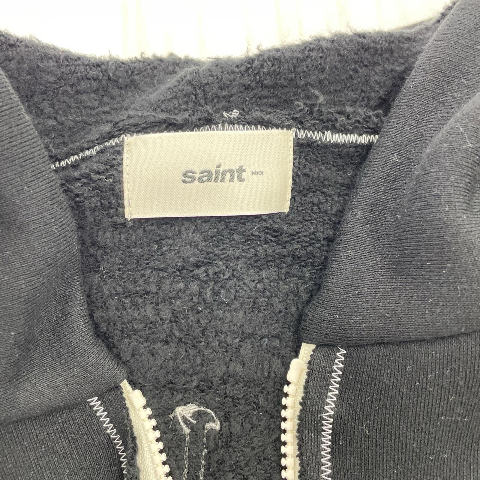 パーカー FW25 8th SAINT Mxxxxxxx×A LOVE MOVEMENT L ブラック