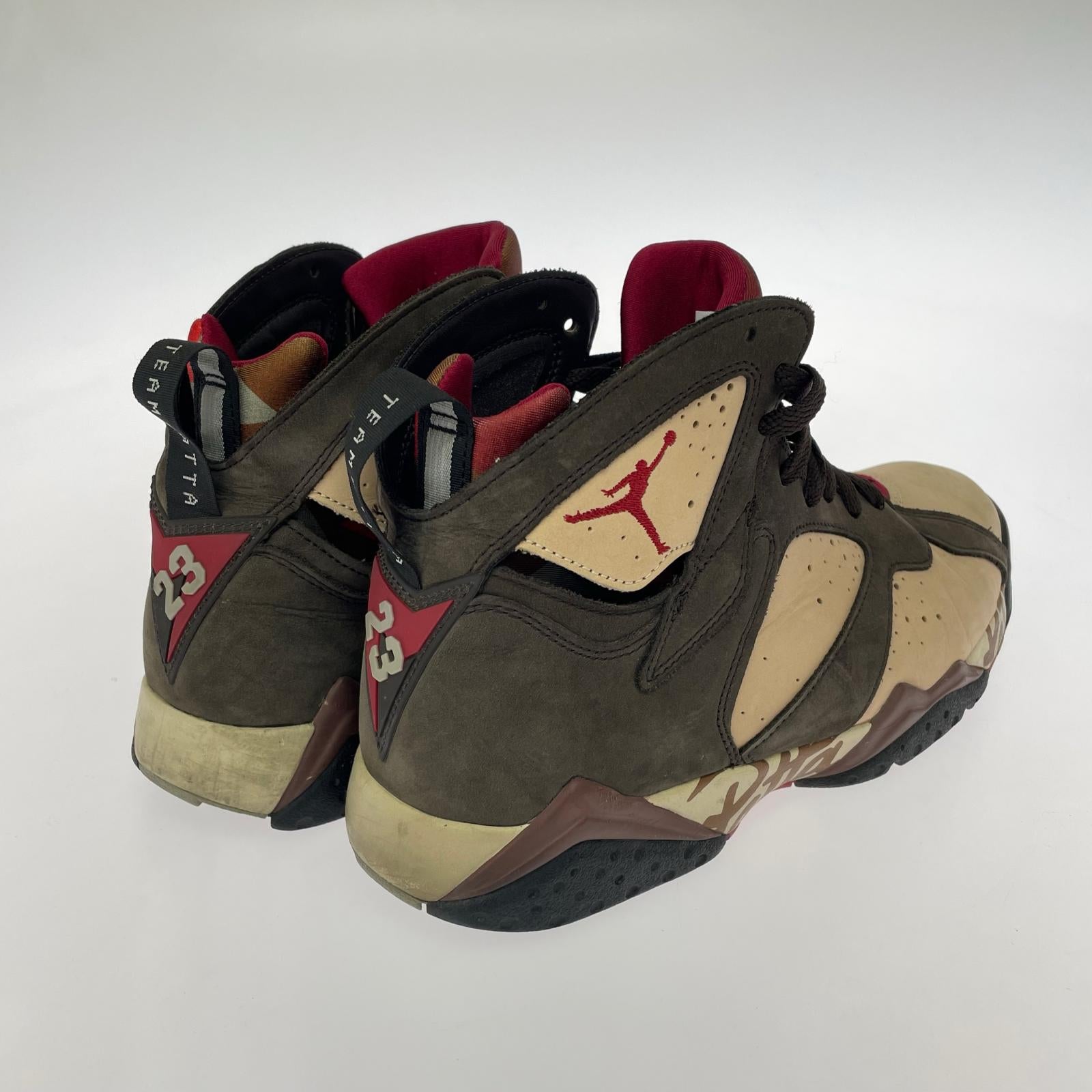 スニーカー Patta Air Jordan 7 OG BROWN AT3375-200 27.5cm 27.5cm (US9 1/2 UK9 EU45) ブラウン