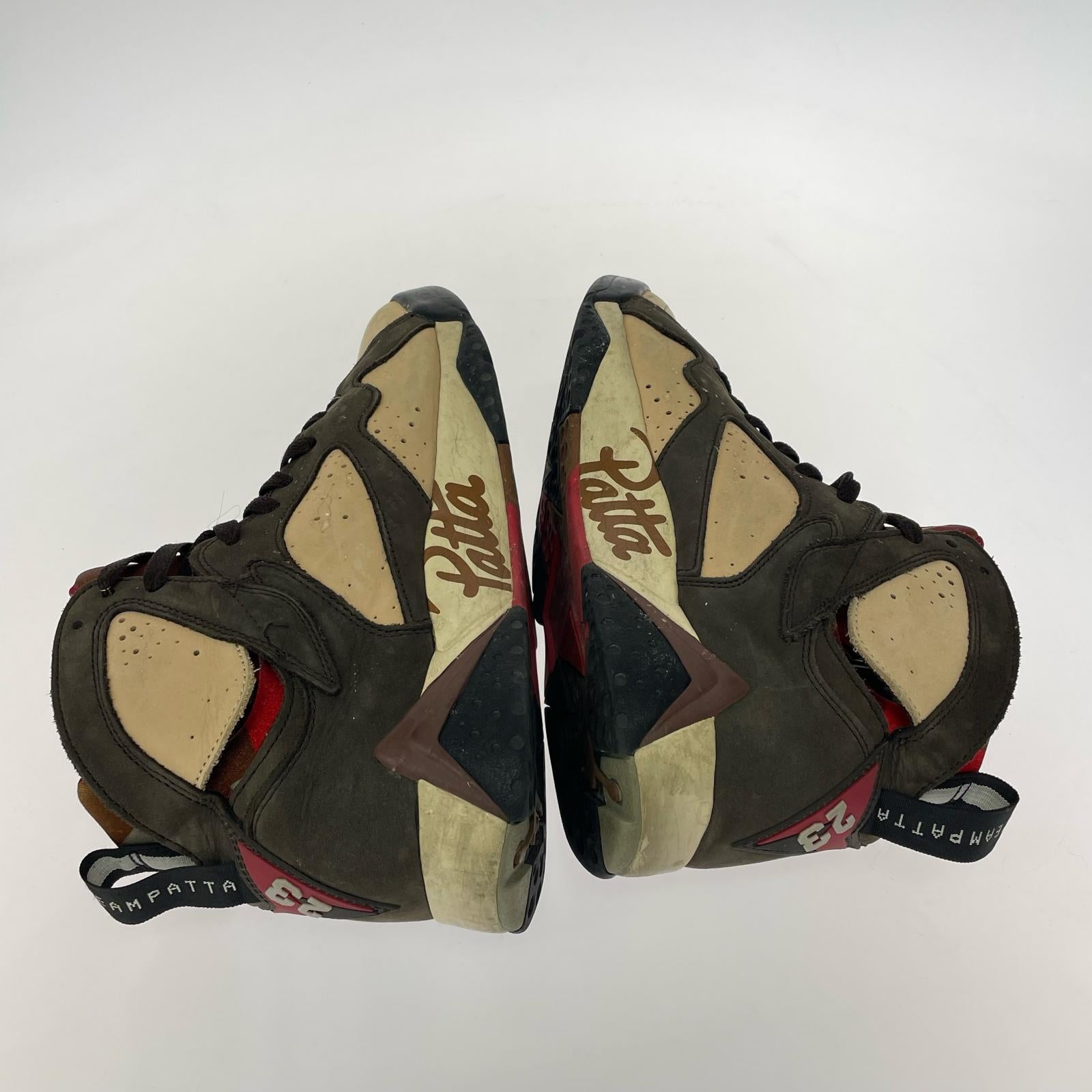 スニーカー Patta Air Jordan 7 OG BROWN AT3375-200 27.5cm 27.5cm (US9 1/2 UK9 EU45) ブラウン