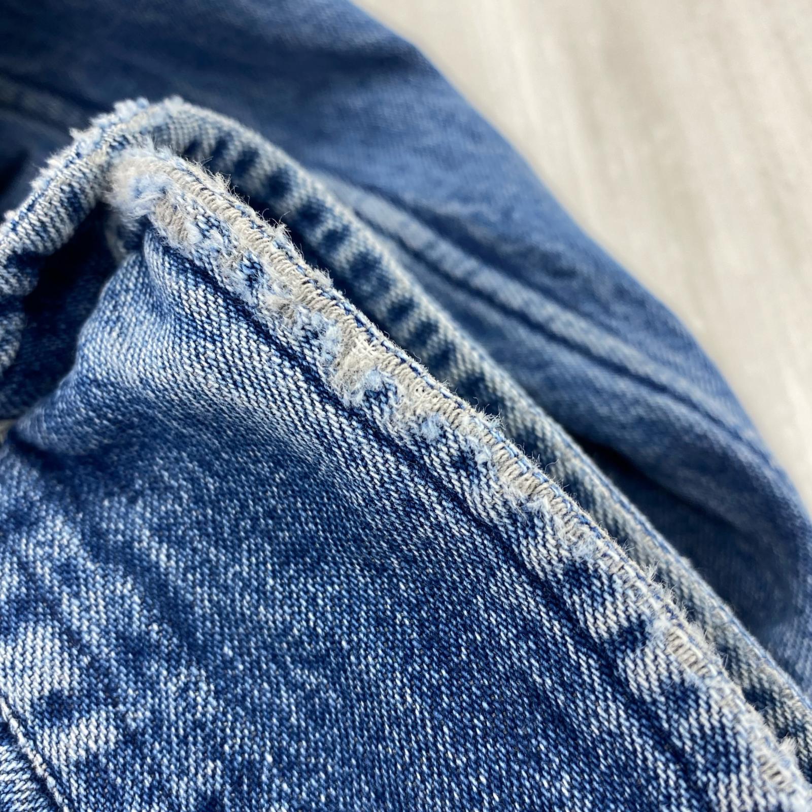 長袖シャツ ポロカントリー デニムシャツ XL ブルー