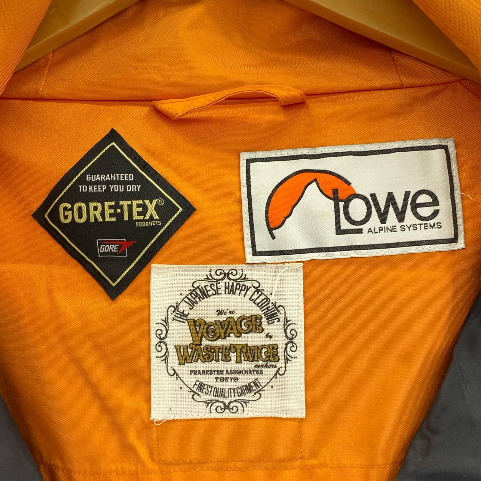 マウンテンパーカー lowealpine WASTE TWICE ブルー