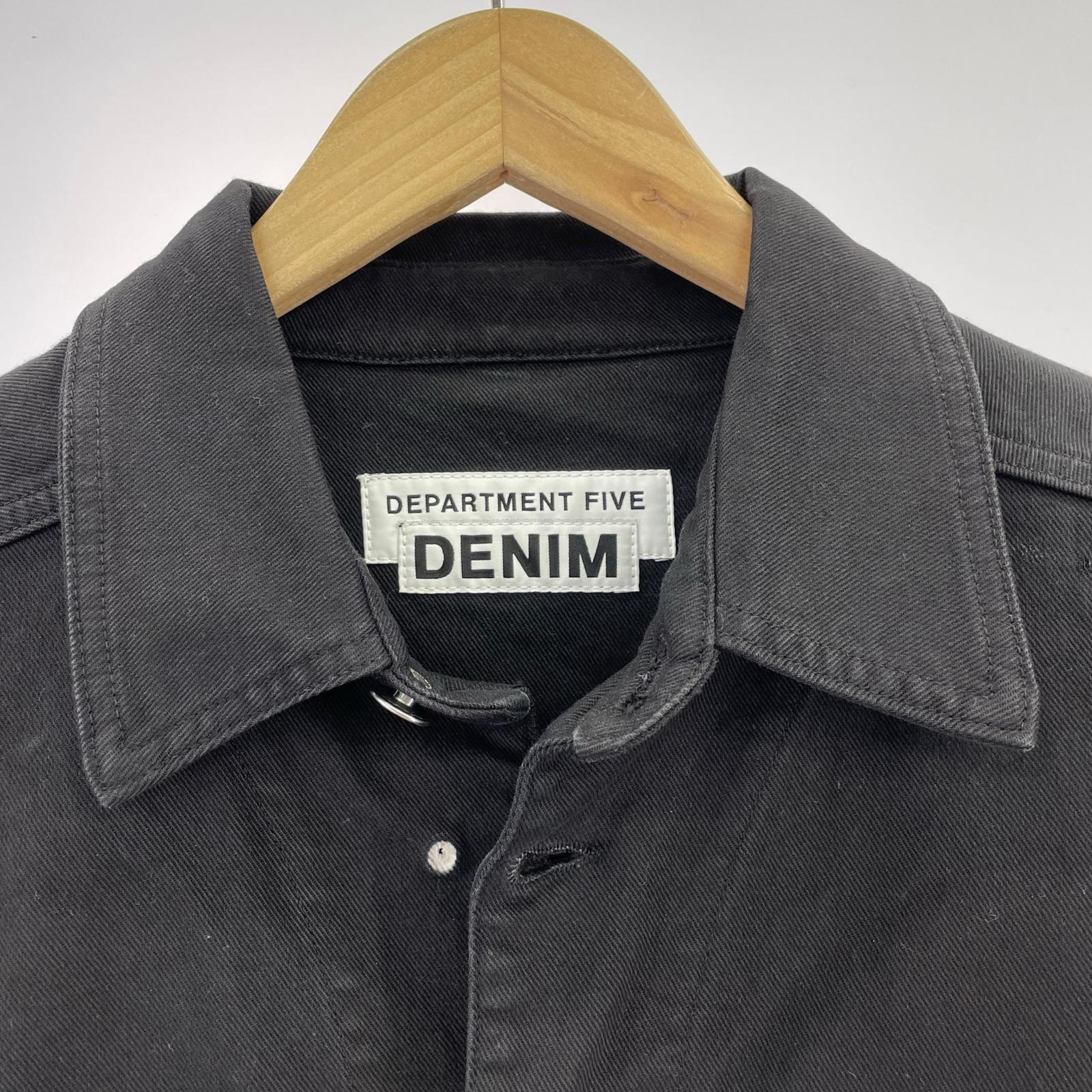 デニムジャケット DEPARTMENT FIVE DENIM デニムジャケット BLK M ブラック