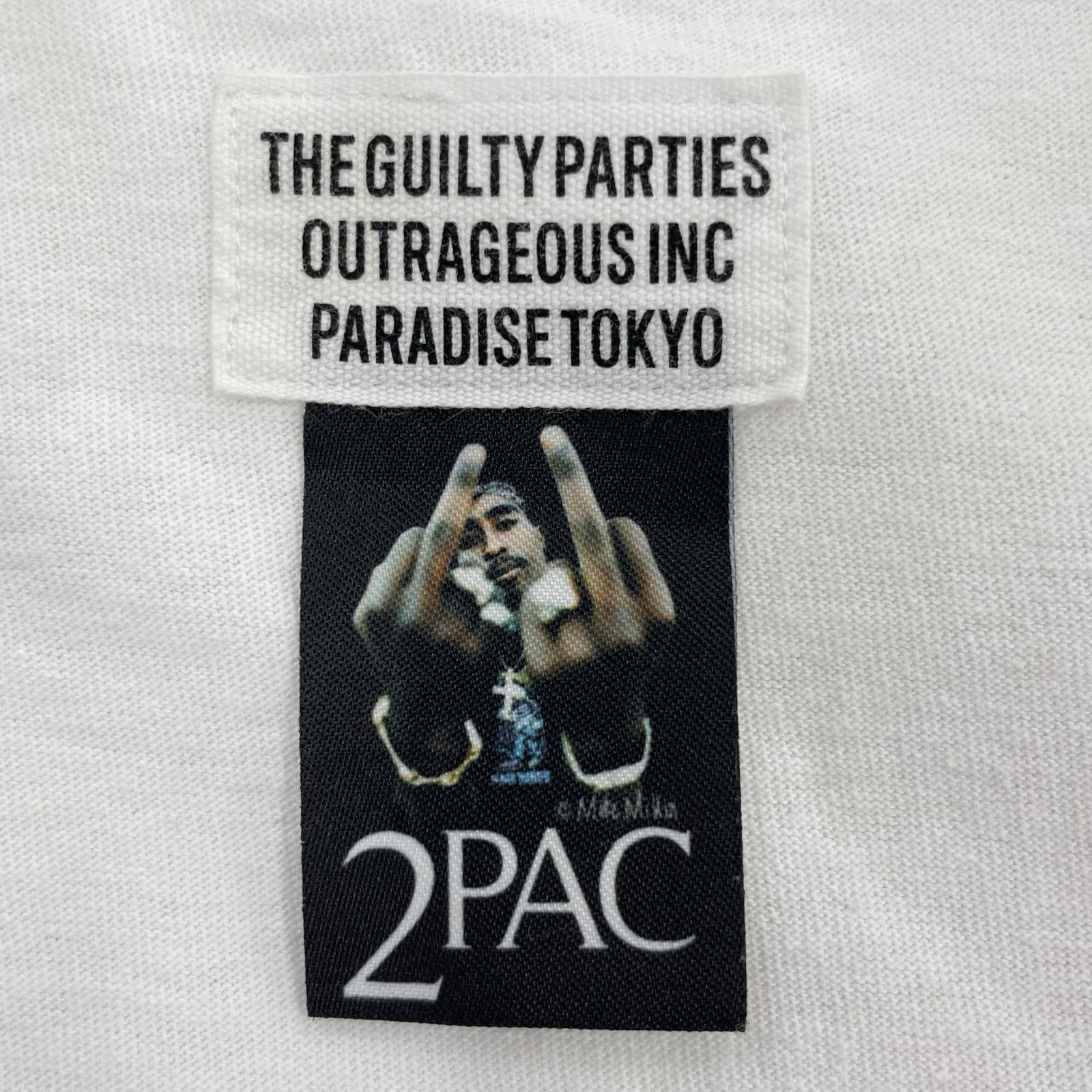 半袖Tシャツ 23SS 2PAC グラフィック TEE 白 (XL) ホワイト