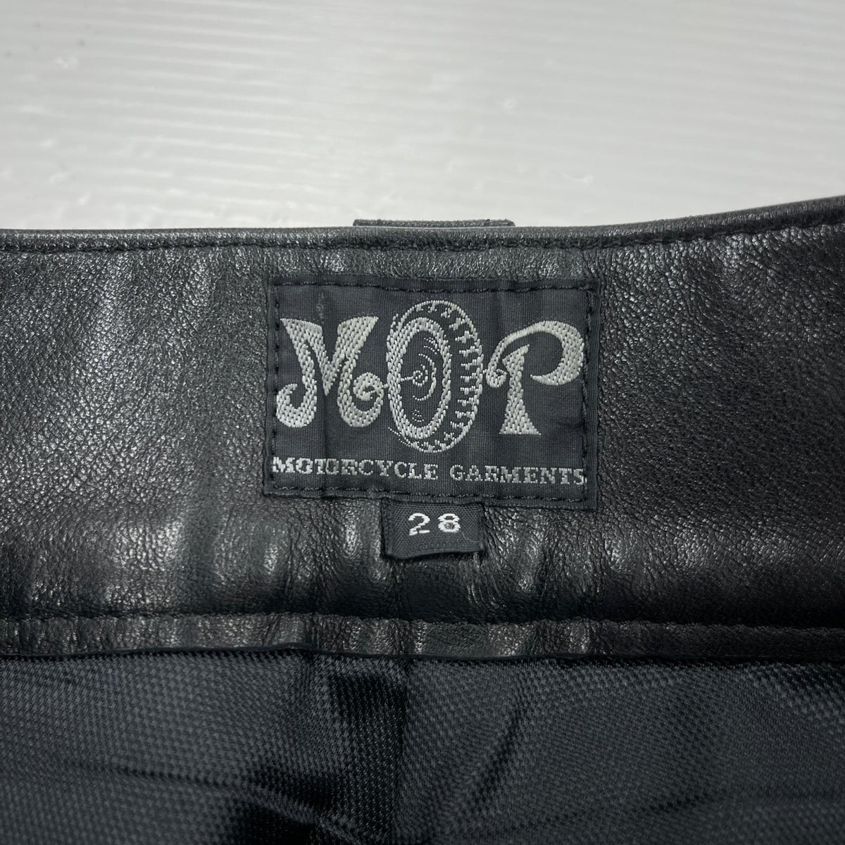 パンツ MOTORCYCLE GARMENTS レザーパンツ 28 ブラック