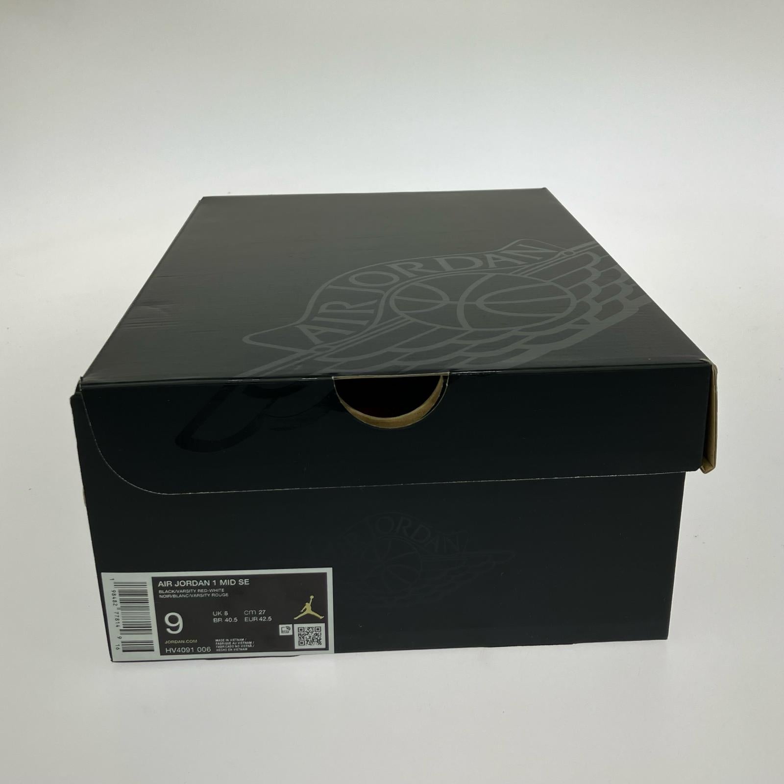 スニーカー NIKE AIR JORDAN 1 MID SE 27cm (US9 UK8 1/2 EU44)