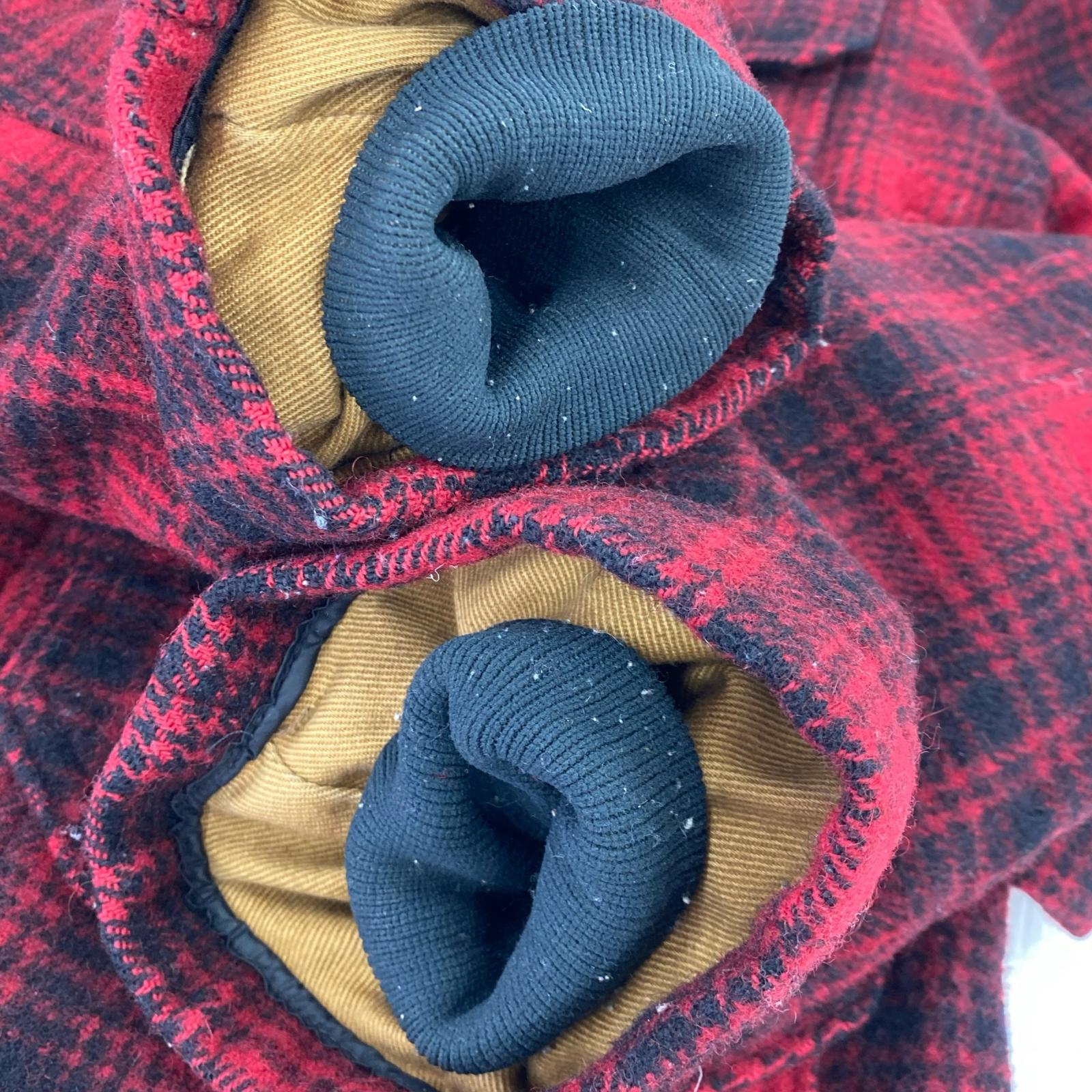 ジャケット ×LANDS' END/80s頃/USA製/マッキーノジャケット/RED M レッド