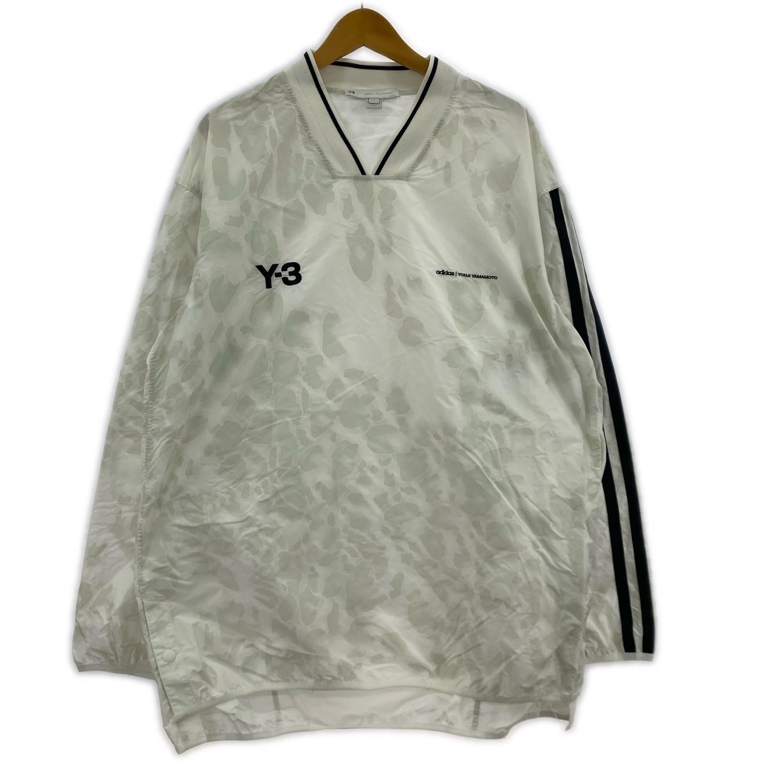 スウェット 3-STRIPES LONG SLEEVE TEE M M ホワイト