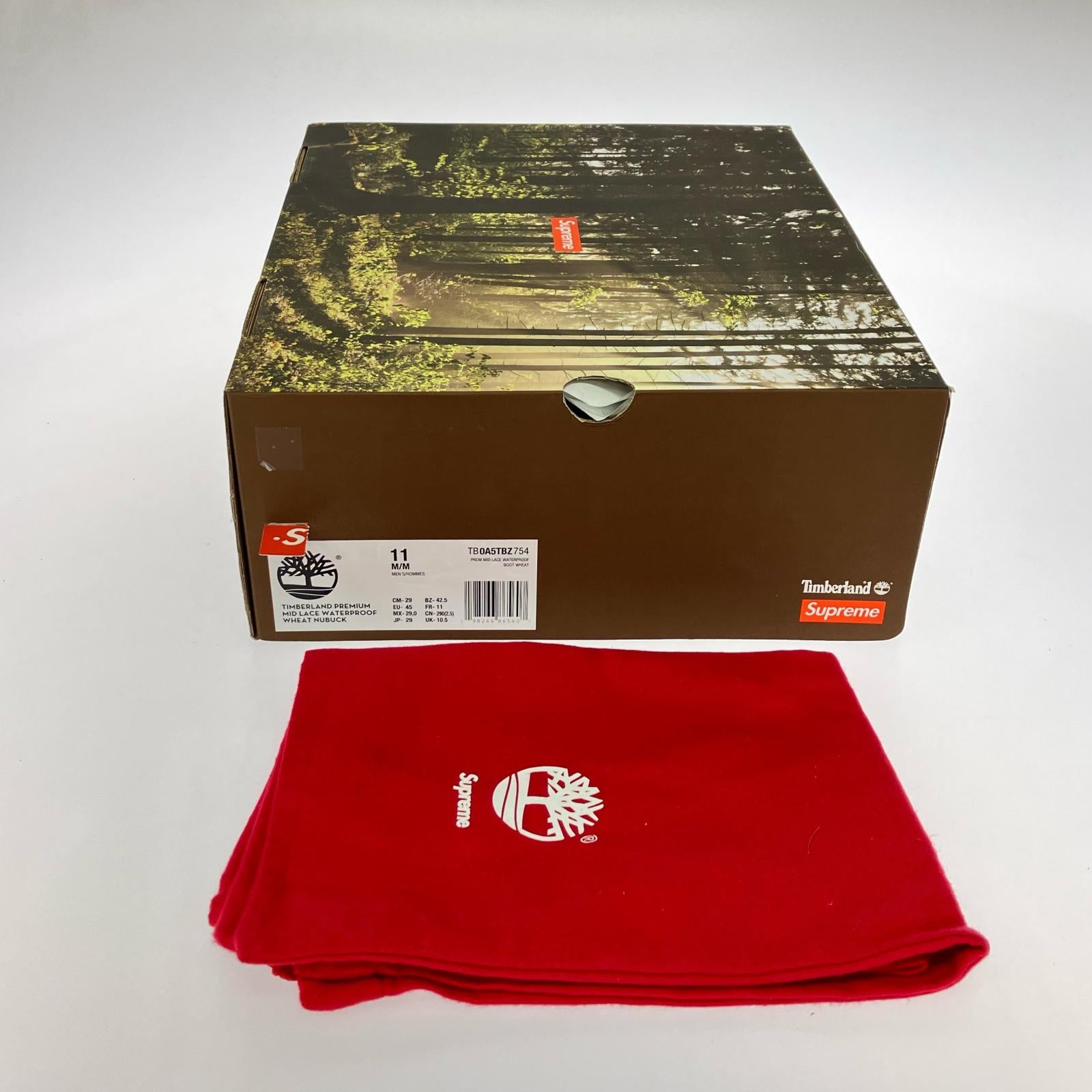 ブーツ Supreme×Timberland 25AW 6 Inch Premium Waterproof Boot 29cm (US11 UK10 1/2 EU48) ブラウン