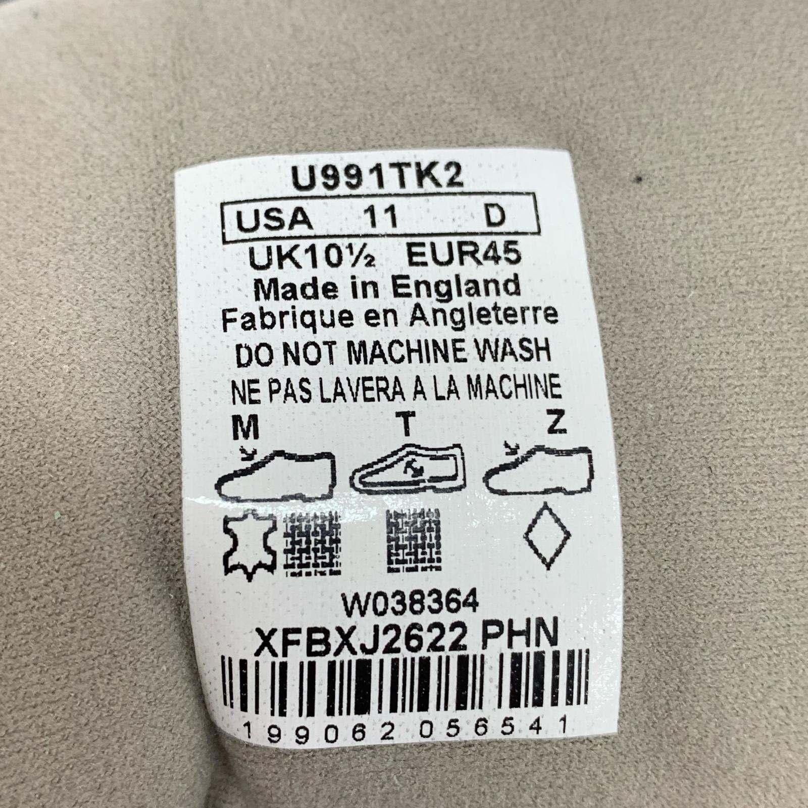 スニーカー U991TK2 29cm (US11 UK10 1/2 EU48) グレー