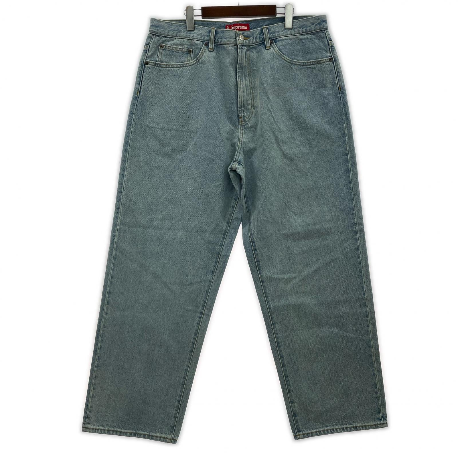 デニムパンツ Supreme 26SS Baggy Jean Washed Indigo バギーデニム 36 ブルー