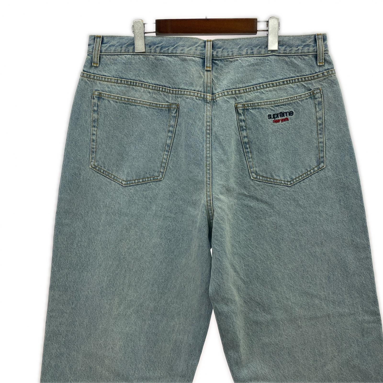 デニムパンツ Supreme 26SS Baggy Jean Washed Indigo バギーデニム 36 ブルー