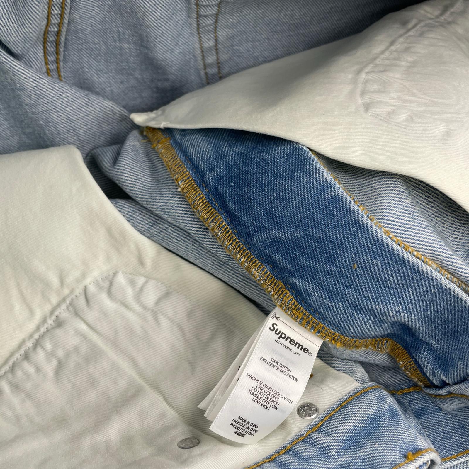 デニムパンツ Supreme 26SS Baggy Jean Washed Indigo バギーデニム 36 ブルー