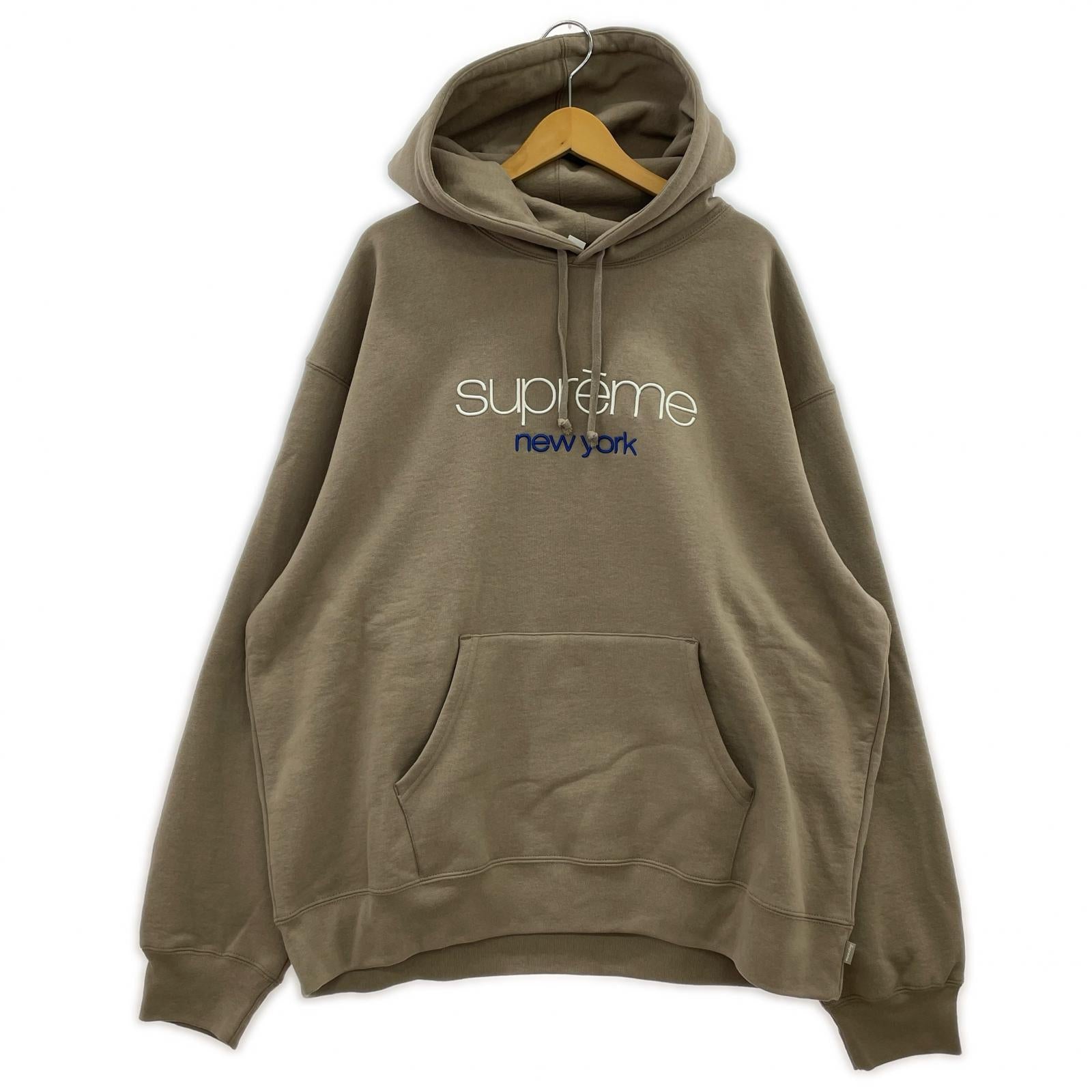 パーカー Supreme 26SS Classic Logo Hooded Sweatshirt ベージュ