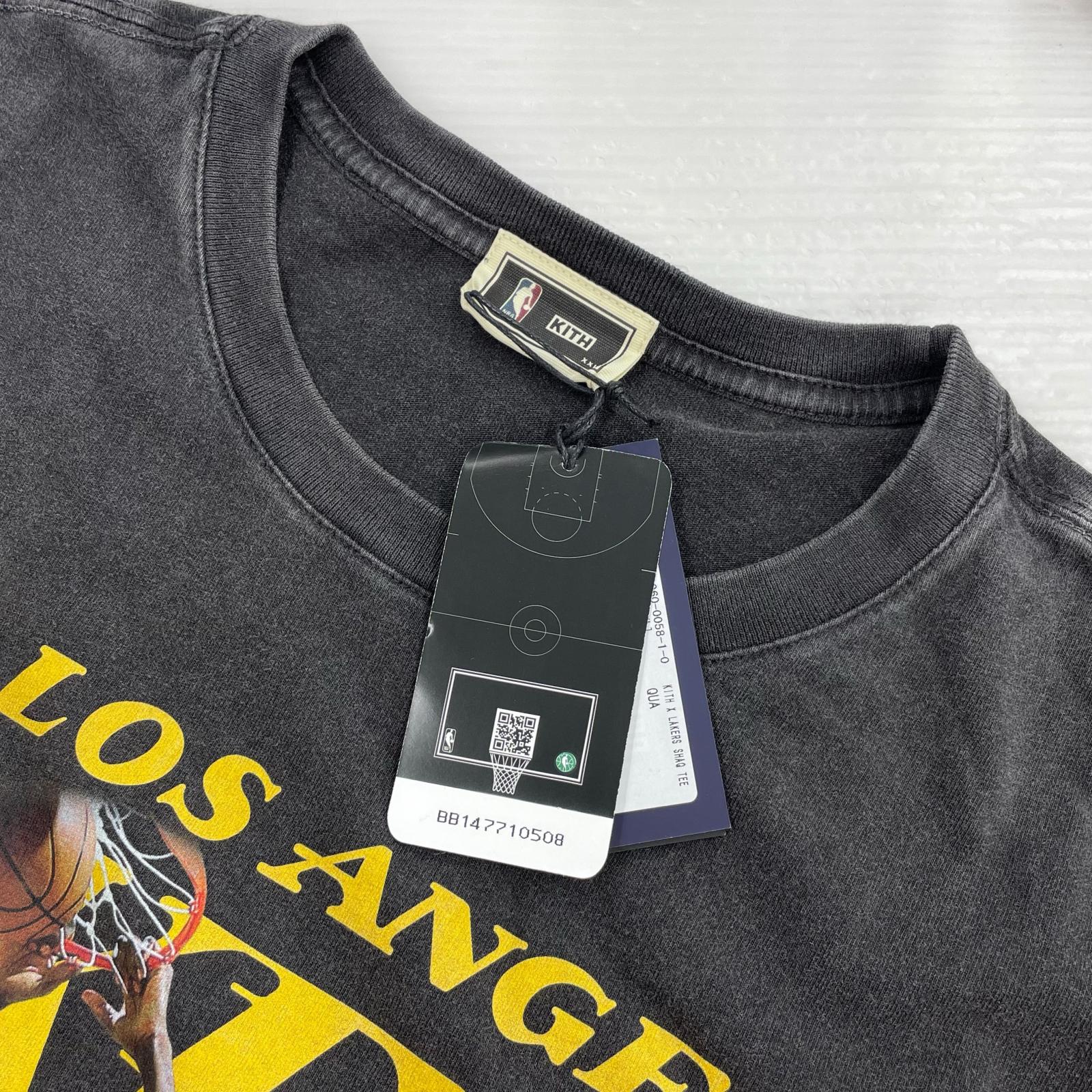 半袖Tシャツ KITH×NBA 26SS All-Star Lakers O'Neal Vintage Tee ブラック