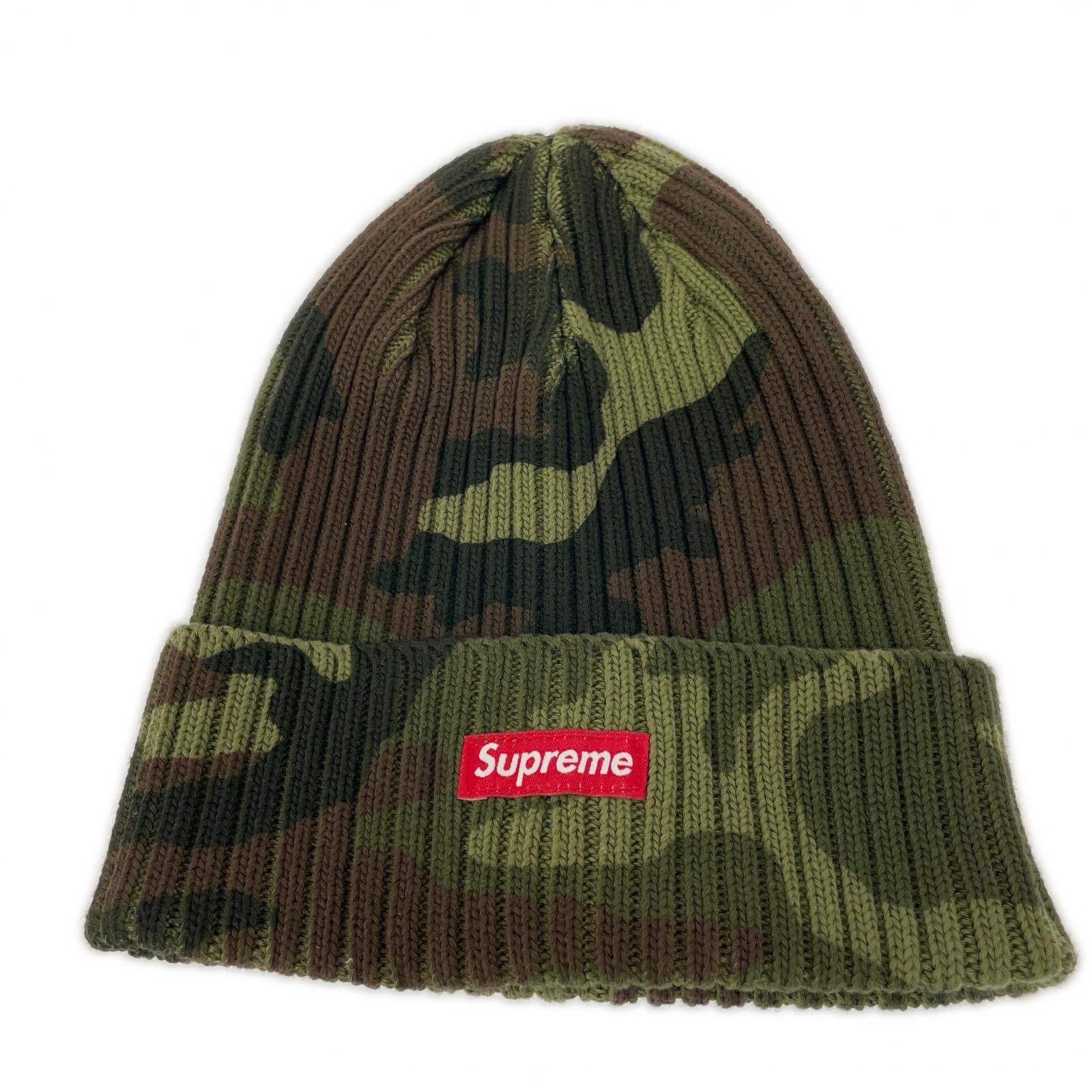 ニットキャップ Supreme 26SS Overdyed Beanie Woodland Camo