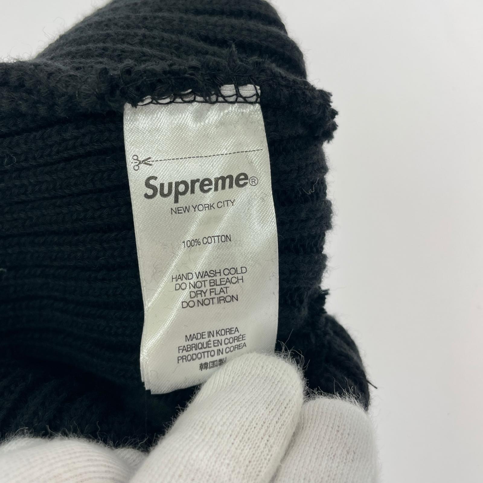 ニットキャップ Supreme 26SS Overdyed Beanie Black