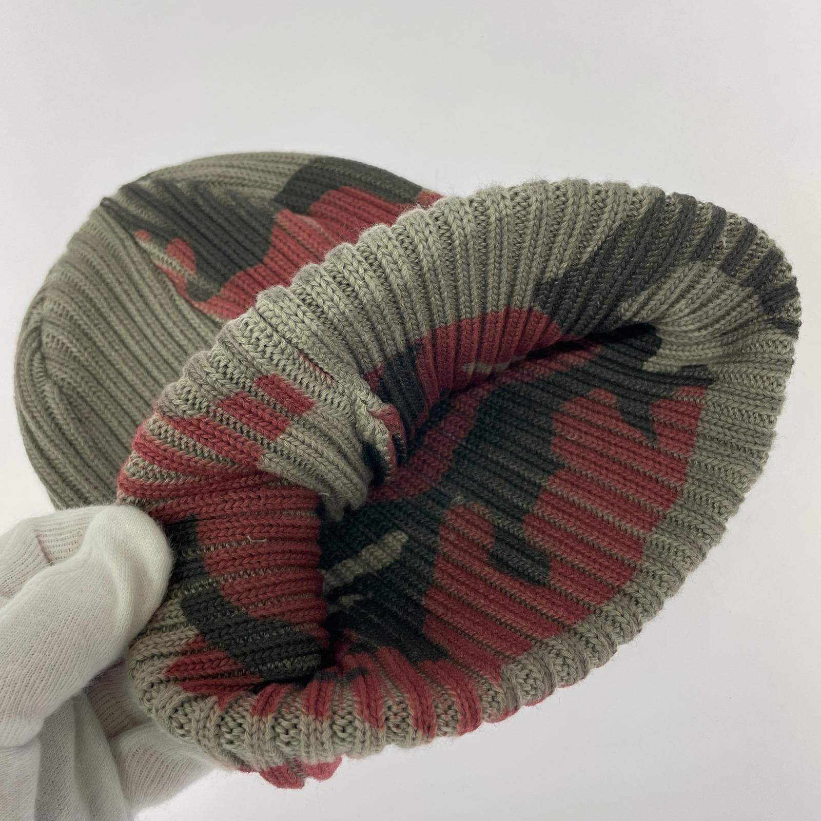 ニットキャップ Supreme 26SS Overdyed Beanie Red Camo