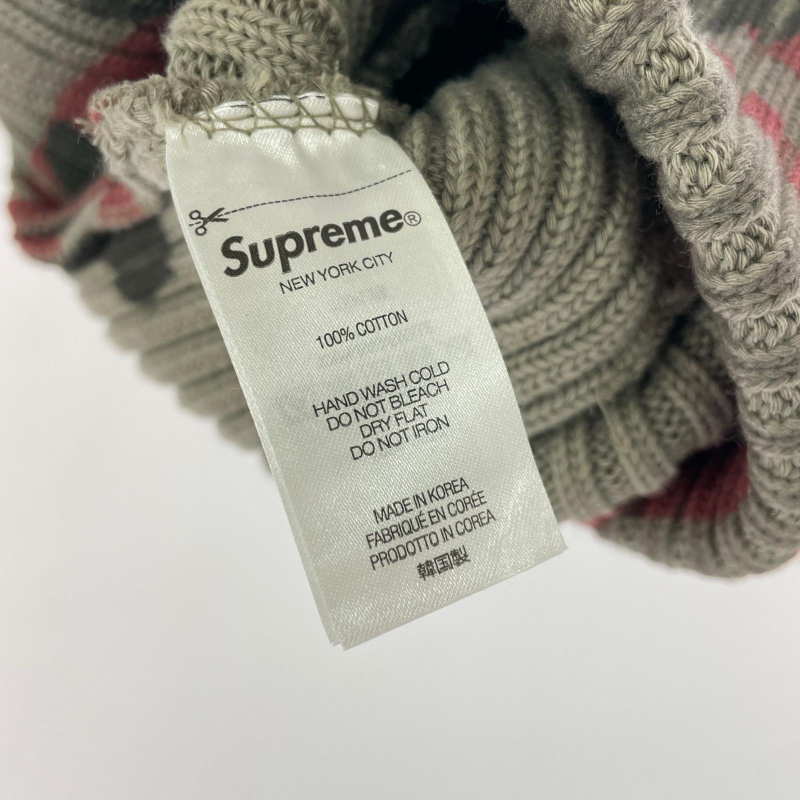 ニットキャップ Supreme 26SS Overdyed Beanie Red Camo
