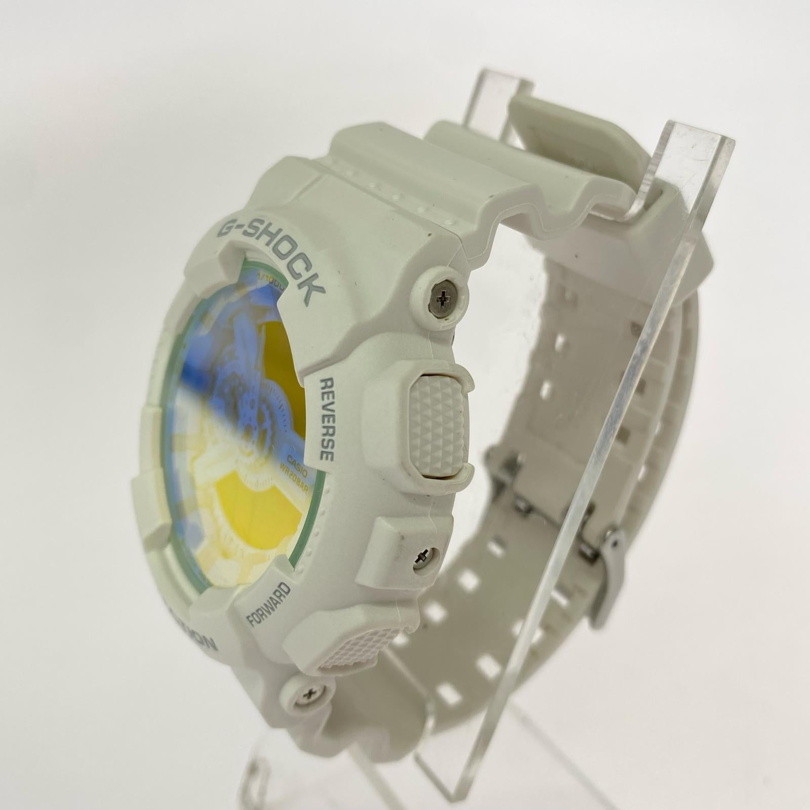 腕時計 GA-110TL ホワイト×ブルーグラデーション ホワイト