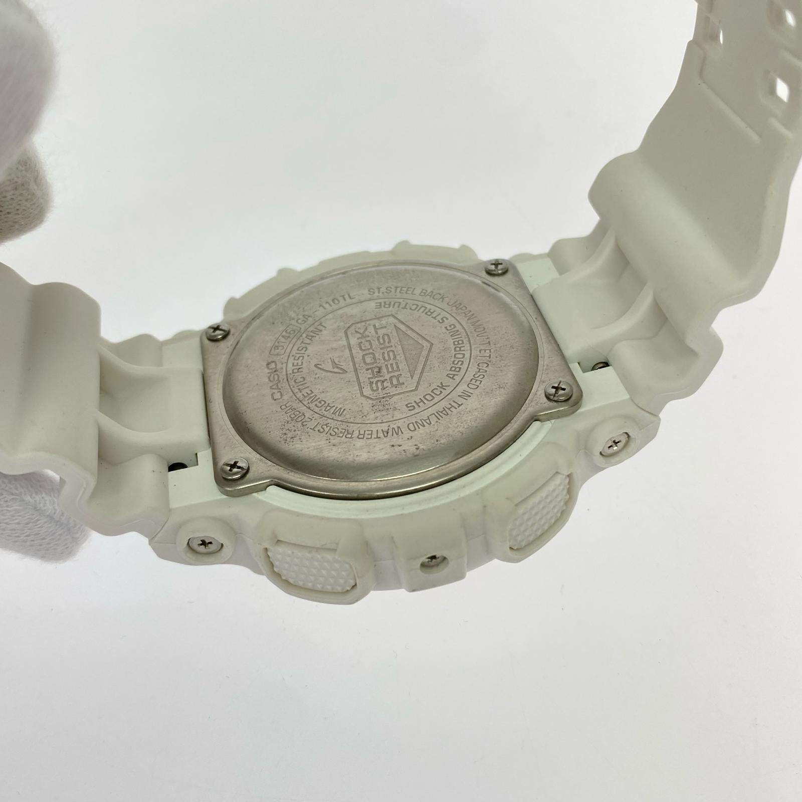 腕時計 GA-110TL ホワイト×ブルーグラデーション ホワイト